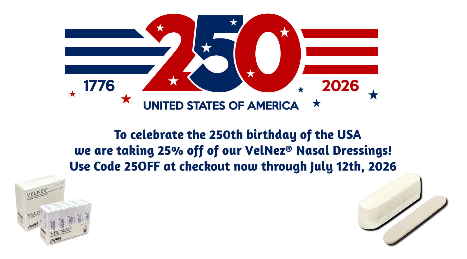 Jedmed Celebrate USA 250 Birthday