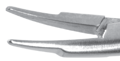 Barraquer Needle Holder - Curved Delicate Jaws Without Lock