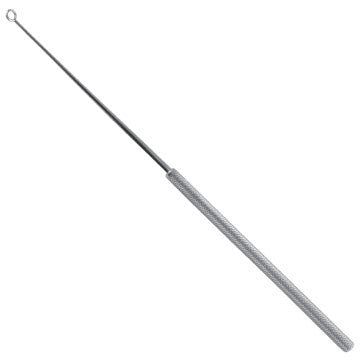 Buck Ear Curette - Dull, Slightly Angled