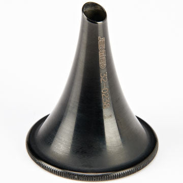 Farrior Ebony Ear Speculum - Round Oblique End - JEDMED