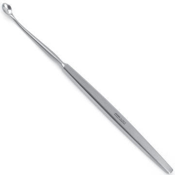 Antrum Curette Full View- Oval, 8mm x 11mm Cup