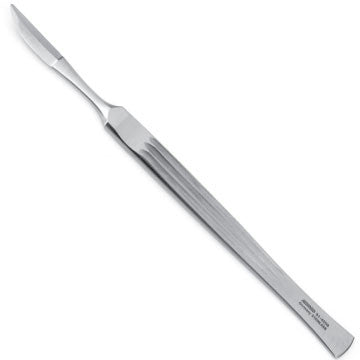 Joseph Knife - 6mm x 25mm Double Edged Blade, Curved, Very Blunt Tip
