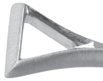 Coakley Antrum Curette - No. 6, Slight Angle, Triangular Tip