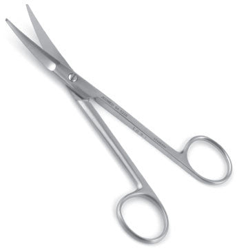 Kaye Face Lift Scissors - Curved Serrated Blades 6 in.