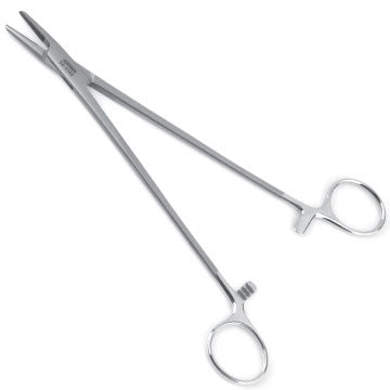 Mayo-Hegar Needle Holder - Straight, 18mm Serrated Jaws