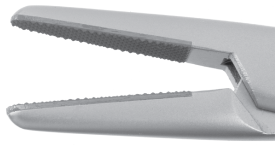 Mayo-Hegar Needle Holder - Straight, 15mm Serrated Jaws - JEDMED