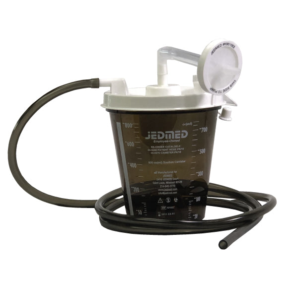 Canister with tubing set